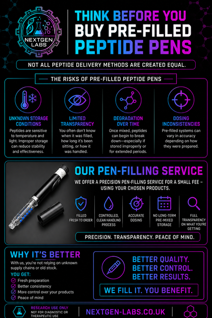 Precision pen-filling service